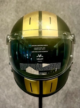 999金箔VELDT头盔思林新国标3C认证muscle马索电动摩托车男女通用
