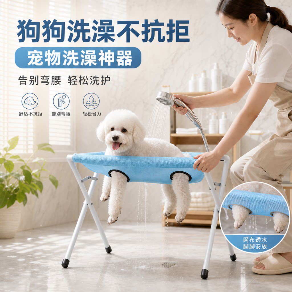 宠物洗澡支架固定器狗洗澡吊床