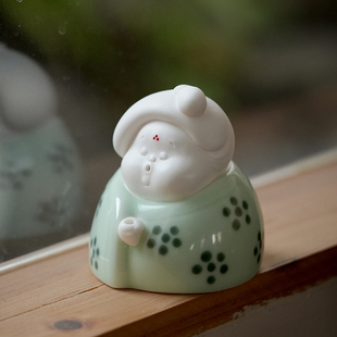 可爱小唐女仕女香插香座摆件创意插香器线香台香道檀香家用香薰炉