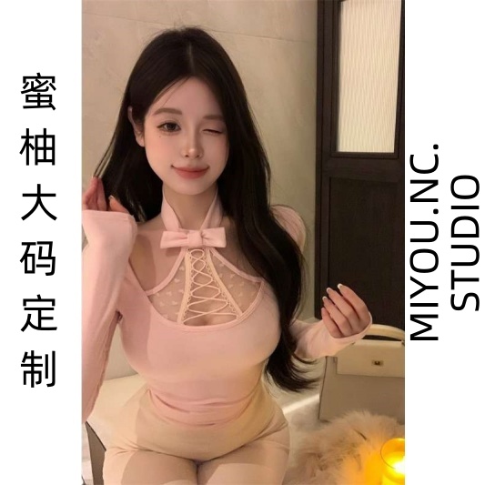 T恤蕾丝拼接内搭打底衫长袖上衣