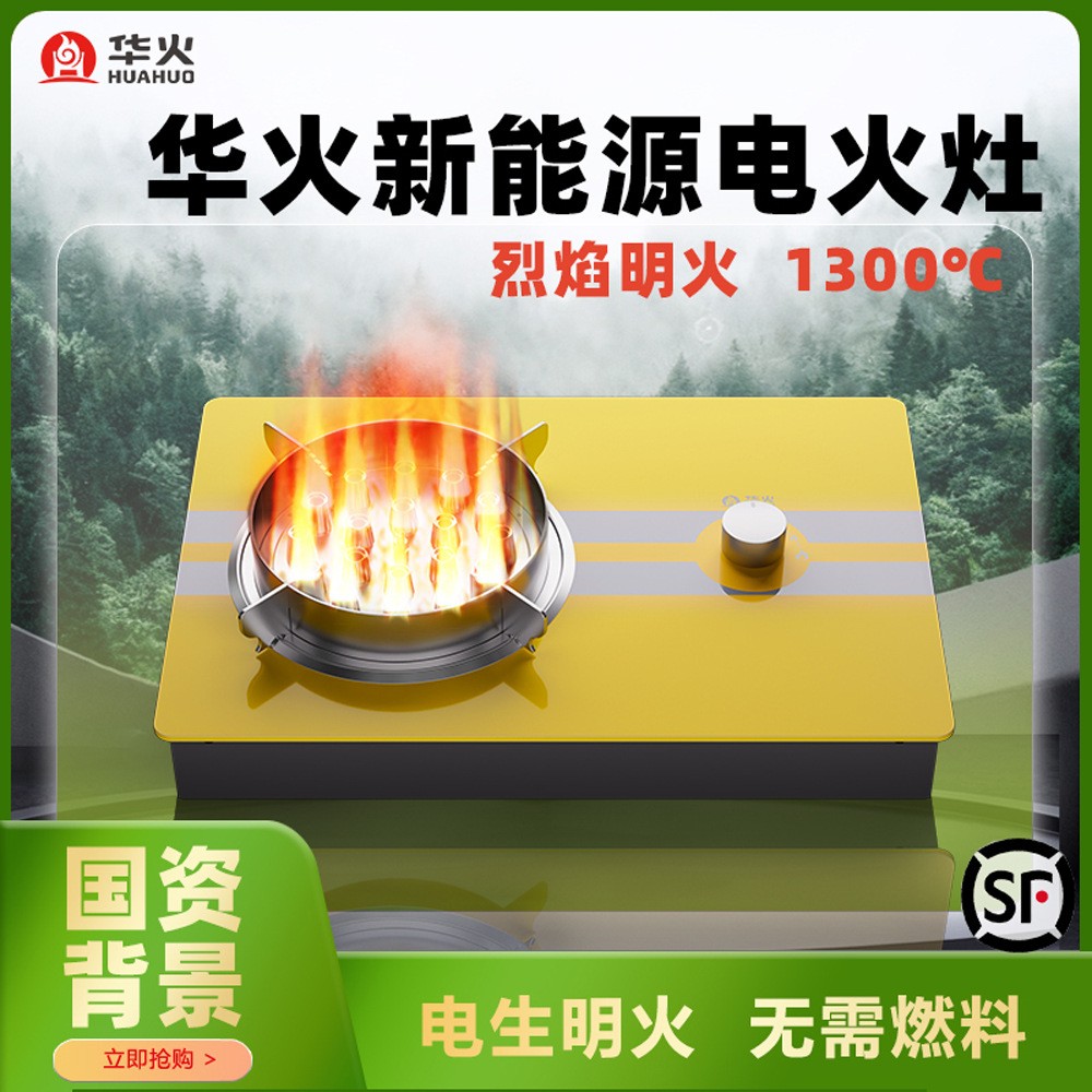 新型电火灶 明火 家用不用气的 新能源2025新款 插电生电焰电火炉