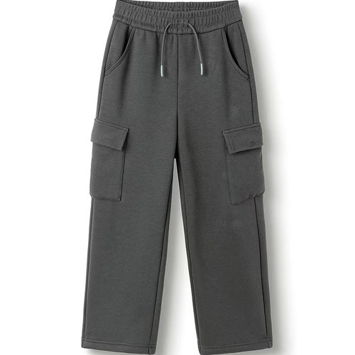 巴拉巴拉2025 冬季新品女童加绒工装阔腿裤