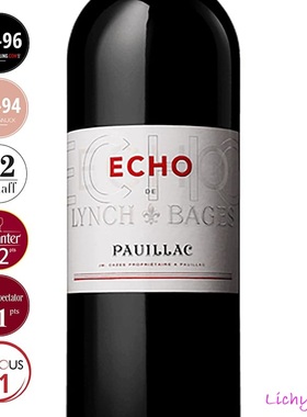 回声靓茨伯酒庄干红2019年份ECHO de LYNCH BAGES 法国1855列级庄