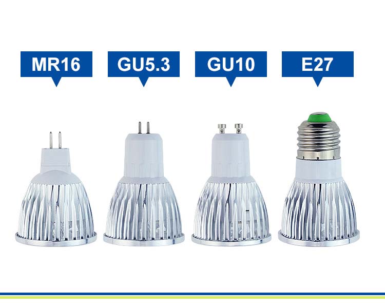 LED 节能杯 高亮 大功率220v 12v 3W 5W MR16 E27 GU10 白光 暖光