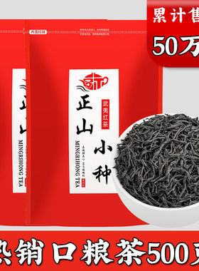 特级武夷山正山小种红茶袋装500g