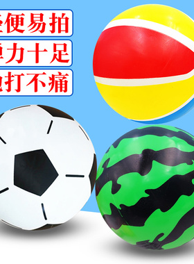 幼儿园专用球类玩具儿童球玩具婴幼儿拍拍小皮球宝宝充气弹力足球