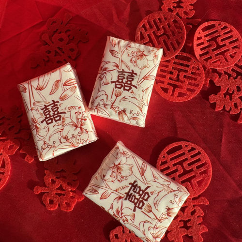 原创纸巾结婚小包婚礼酒席餐巾