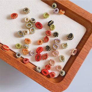 手工编织3mm粗手绳尾扣配件手链编绳diy股线璎珞结隔珠平结配饰