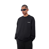 美式 国潮字母印花圆领长袖 T恤男秋季 FOH 宽松情侣内搭打底衫 上衣