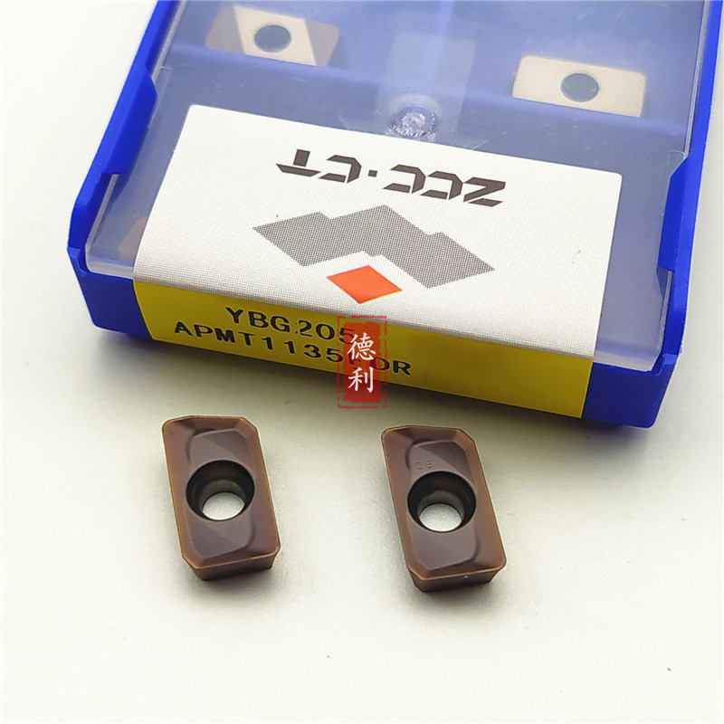 正品原厂株洲钻石数控刀片船型铣刀片不锈钢加工APMT160408PDER