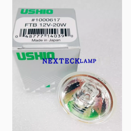 原装USHIO牛尾卤素灯杯FTB 12V20W G4灯泡 10度 MR11显微镜小射灯