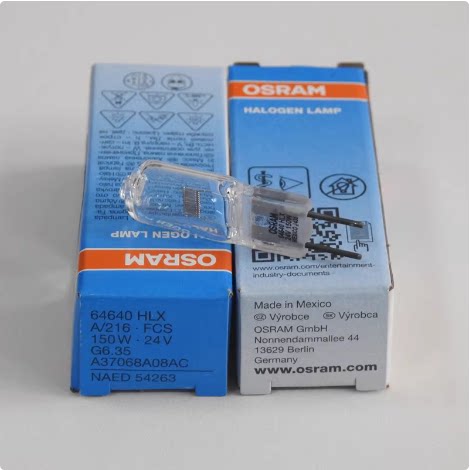 OSRAM欧司朗64640HLX 24V150W G6.35医院手术无影灯灯泡NAED54263