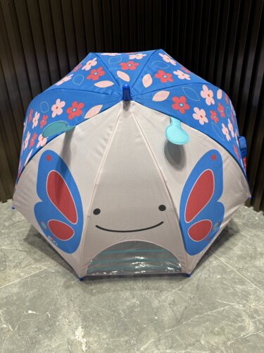 新2025日系卡通儿童长柄雨伞手动幼儿园中小童轻便可爱安全晴雨伞