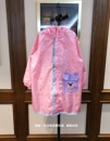 韩国单轻薄透气儿童雨衣防暴雨服男女幼儿园防水雨披小学生书包位