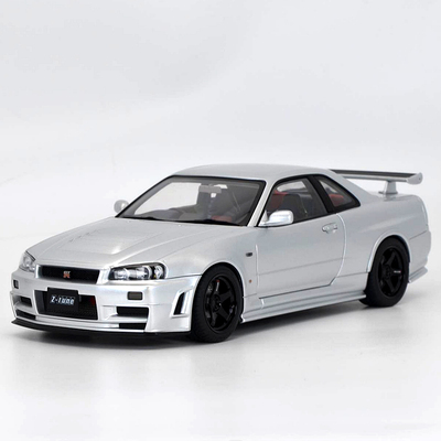 奥拓Autoart AA 1:18 尼桑R34 GT-R Z-TUNE 仿真静态汽车模型