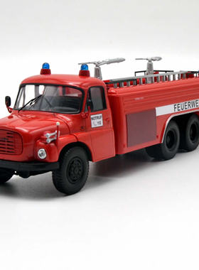 Schuco舒克 1:43 Tatra xianT148 fire engine 消防车合金模型