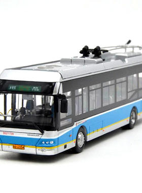 北京公交1：64 BJD-WG120N2 124路电车合金公交巴士模型