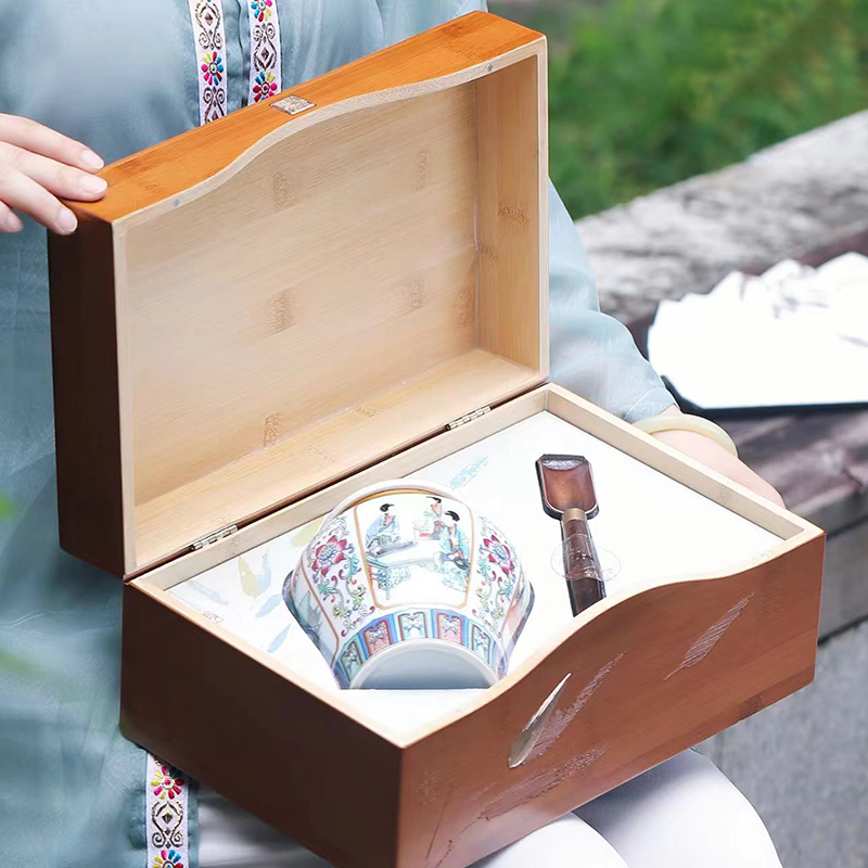 高档陶瓷茶叶罐空茶叶包装白毫银针茶礼盒红茶半斤包装盒定制 包装 茶叶包装 原图主图