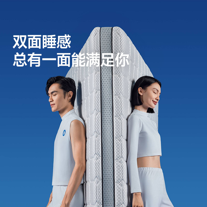 两面可用护脊护腰记忆棉独立弹簧图片