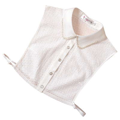 艾藤新款多功能钉珠配毛衣假领子