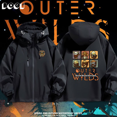 连帽秋冬新款宽松防风冲锋衣