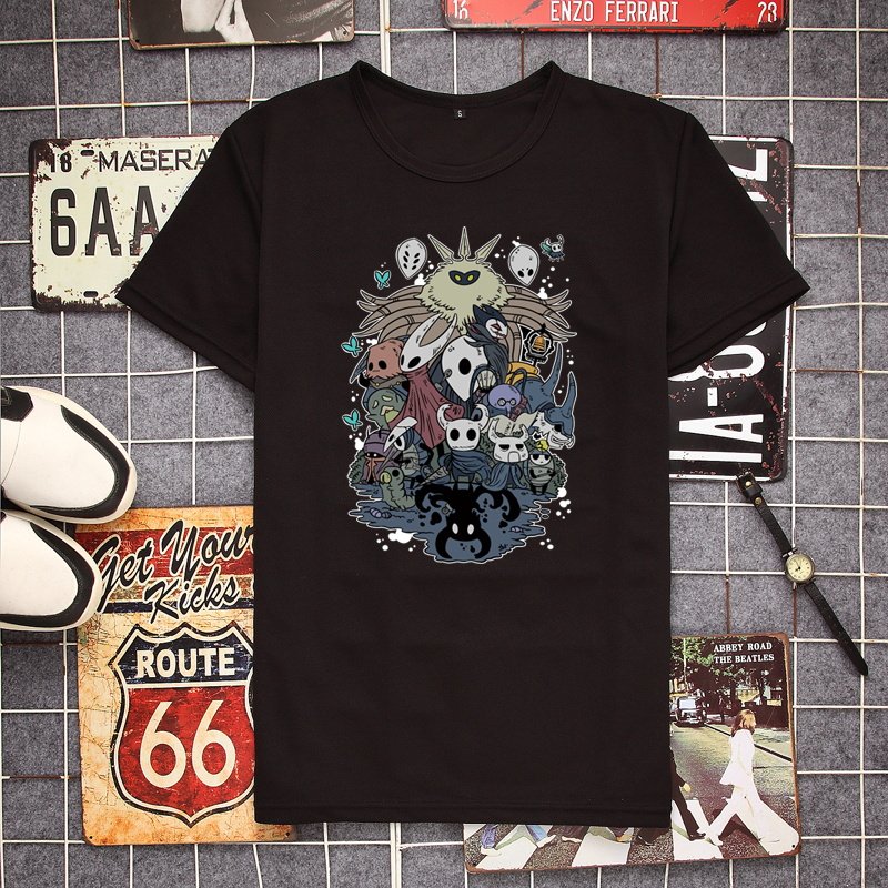 二次元cos游戏hollow knight空洞骑士联名周边青年短袖t恤夏衣服