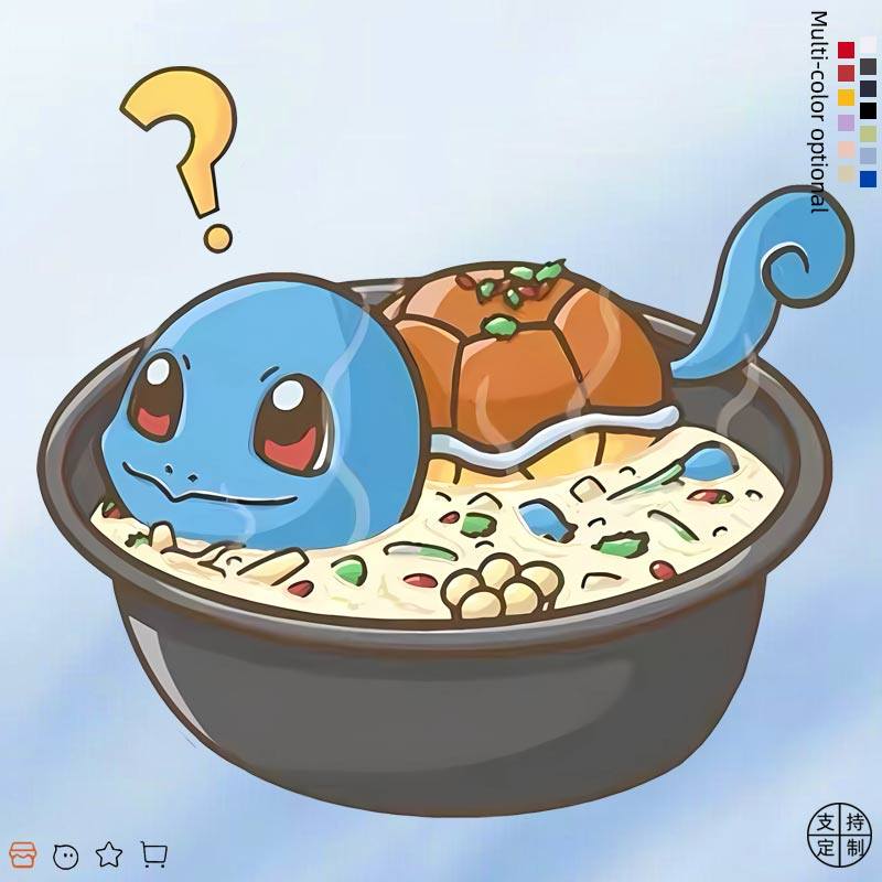 日系杰尼龟个性恶搞短袖宠物小精灵纯棉搞笑t恤男女衣服情侣动漫