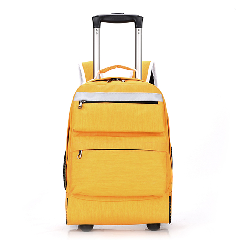 王子坊小学生拉杆书包男孩大容量中学生可肩背双肩包女生登机通勤