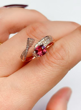 s925纯银戒指空托枕方形5*5mm时尚简约百搭女款镶彩宝祖母绿尖晶