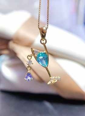 S925银饰吊坠简约小巧吊坠托女款项链坠托椭圆5*7mm水滴3*4个性