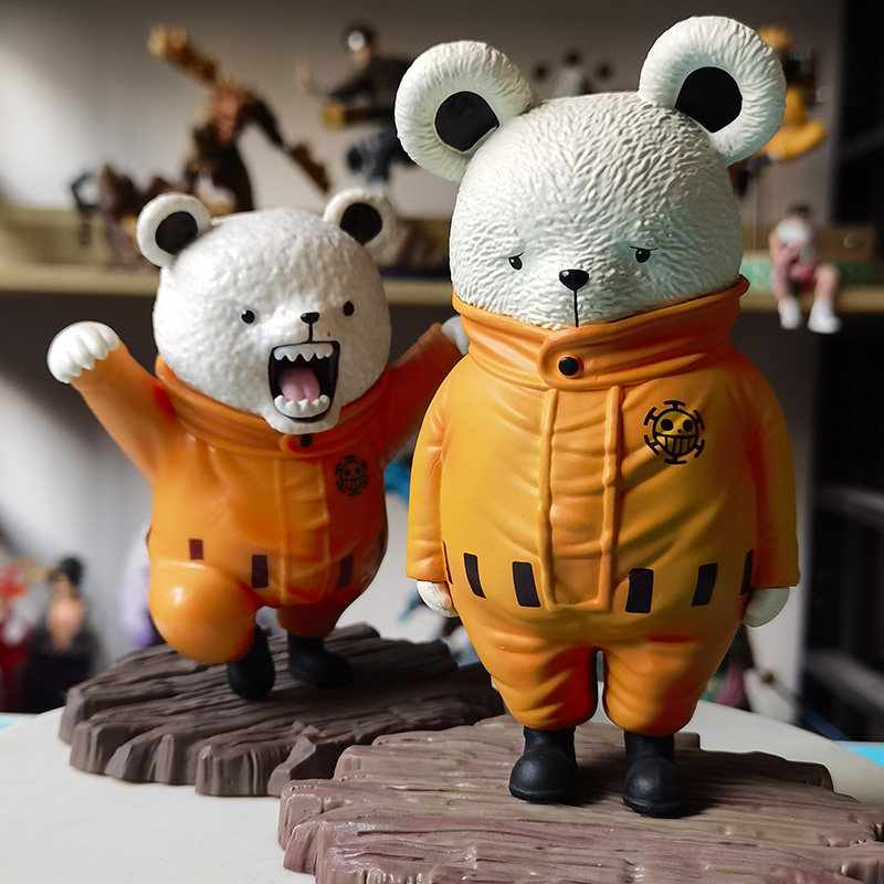 动漫海贼航海奶凶贝波熊萌系q版可爱摆件公仔手办模型 礼品礼物