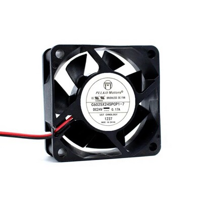 全新 派尔可PELKO 6CM变频器风扇24V 6025 0.17A C6025X24SPCP1-7
