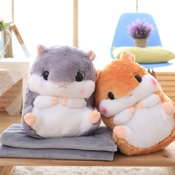 抱被枕两用可爱抱枕毯汽车抱枕两用靠垫毯大号空调被靠枕珊瑚绒毯