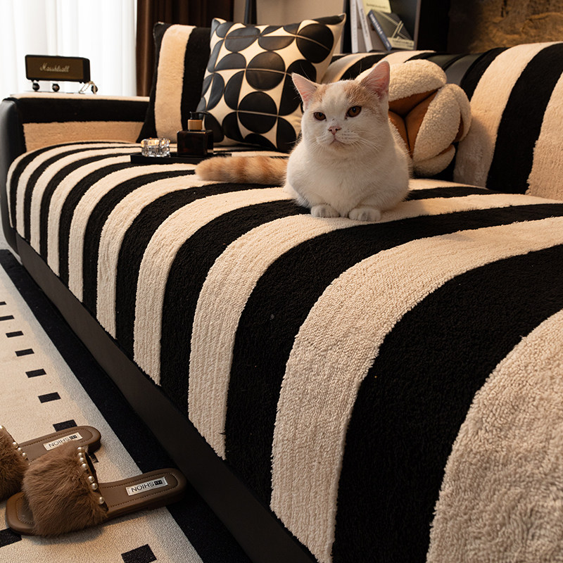 舒棉绒沙发垫秋冬防滑高级感毛绒坐垫子四季通用2025新款盖布套罩,居家布艺,沙发垫,淘宝优惠券,粉丝福利购,淘宝优惠卷