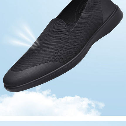 3539新品夏布鞋透气轻质男鞋中青年黑色软底大码运动潮流驾车板鞋
