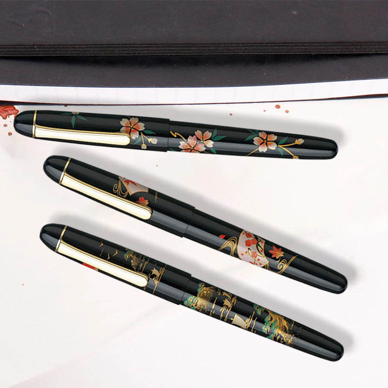 白金PLATINUM3776加贺平莳绘钢笔