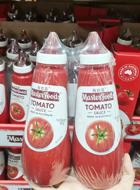 正品代购 澳大利亚进口Masterfoods每食富番茄酱560ml 番茄调味酱