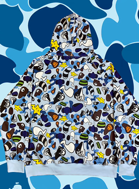 美式迷彩milo XX复古迷彩外套男女秋冬宽松休闲百搭夹克上衣