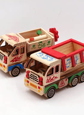 模型摆件工程车吴氏蓝之森