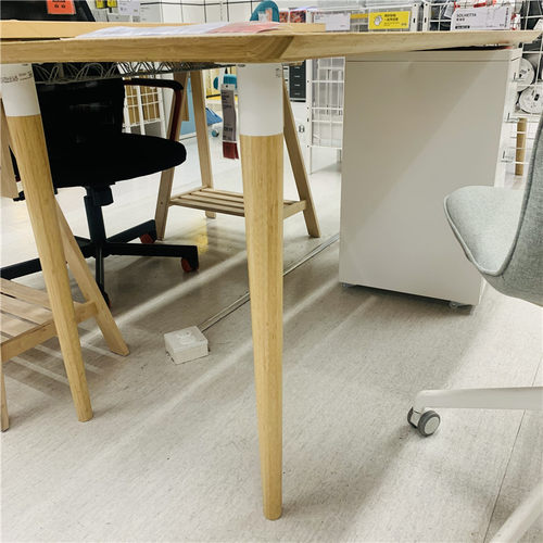 宜家代购ikea网红萨林台面书桌竹