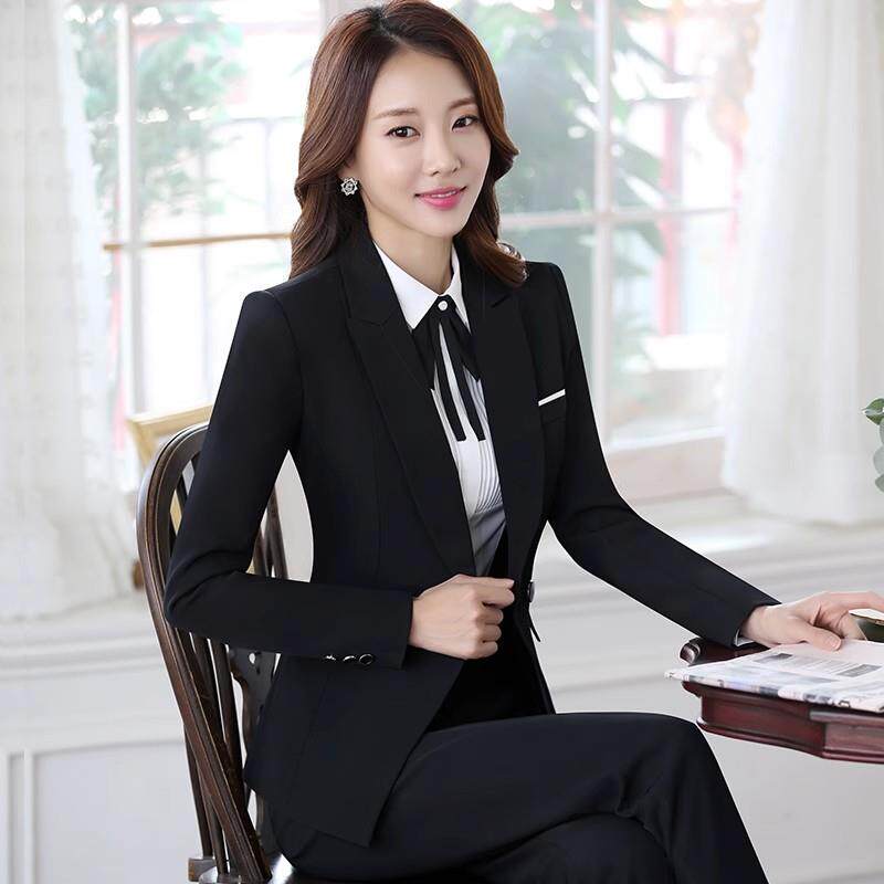西装外套女春秋新款职业套装酒店经理高端面试正装领班经理工作服