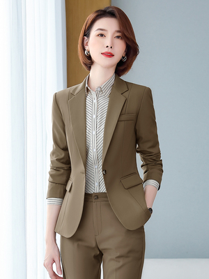 高端大牌西装套装女总裁售楼部处职业装气质女神范工作服经理正装