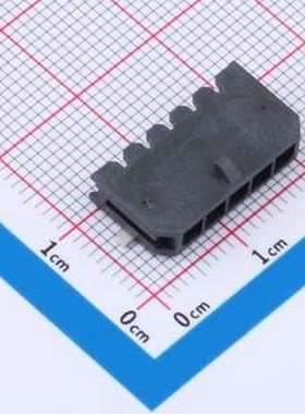 HC-MX3.0-5AWT-05 线对板针座 1x5P 间距:3mm 卧贴 黑色 SMD,P=3m