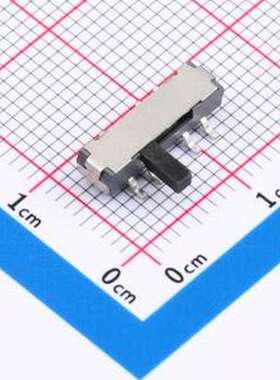 HX MST-23D18G4-WT 滑动开关 三档卧式贴片 8脚拨动 柄长4MM SMD,