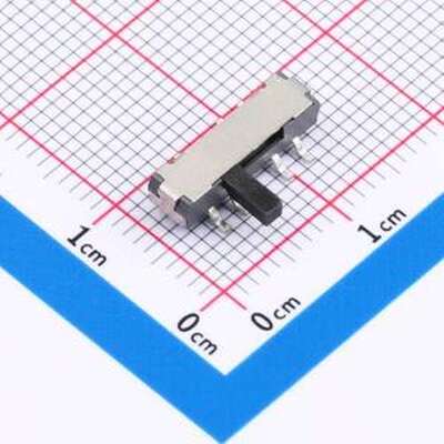 HX MST-23D18G4-WT 滑动开关 三档卧式贴片 8脚拨动 柄长4MM SMD,