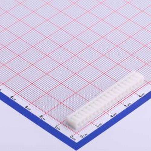 HX25006-18Y 胶壳(线对板/线对线) 1x18P 2.5mm 白色 P=2.5mm