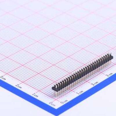 B-2101S60P-B110 排针 间距:1.27mm 2x30P 直插 插件,P=1.27mm