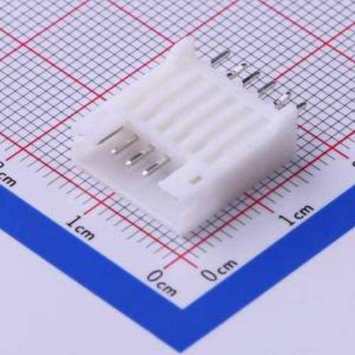 HX20007-6BH 线对板针座 1x6P 间距:2mm 直插 系列:PH 插件,P=2mm