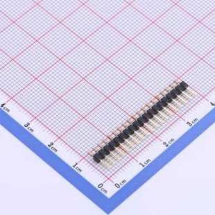 2mm 卧贴 C40D28 P=2mm SMD 方针 间距 1x19P 排针 19I X4611WRS