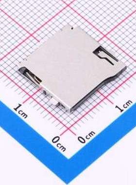 TFC6A-N1S1-2000-A SIM卡连接器 TF卡座沉板6A 正贴 SMD